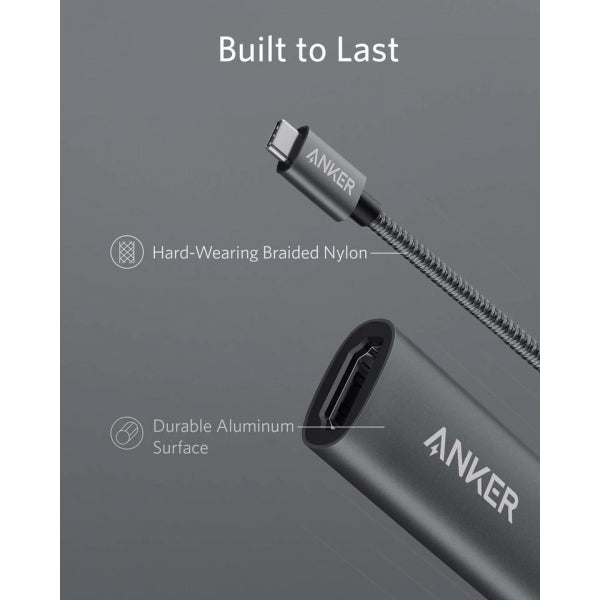 Anker USB-C to HDMI Video Adapter 310, Grey A83120A2