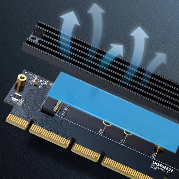 Ugreen Expansion SSD Adapter CM465 (30715), M.2 NVMe to PCIe 4.0 X4