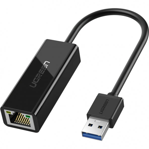 Ugreen Ethernet Adapter CR111, RJ45, USB 3.0, Black