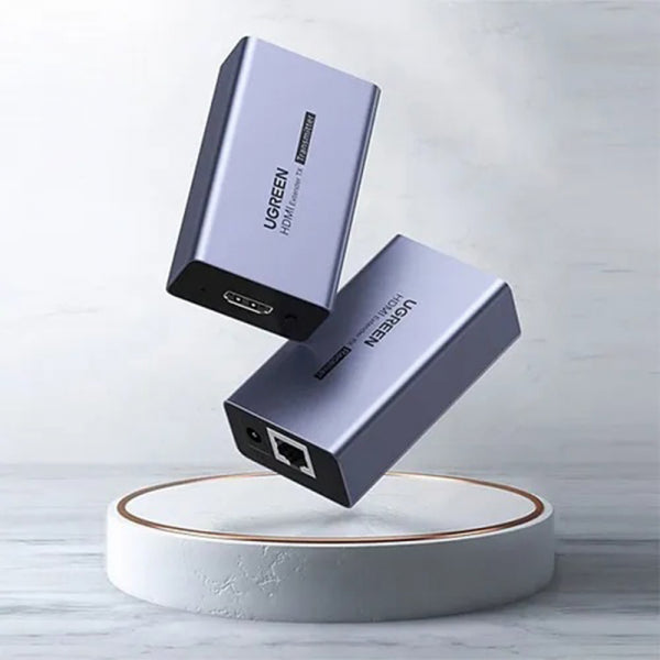 Ugreen Video Adapter CM455 (20519EU), HDMI - RJ45, 1080P, Grey