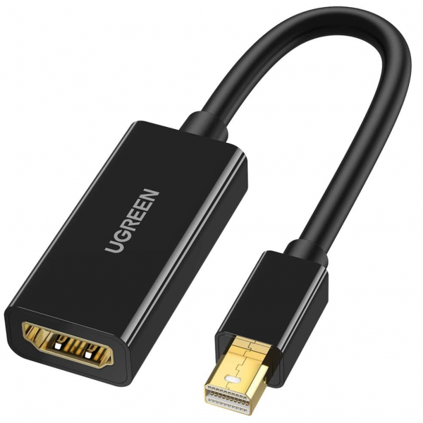 Ugreen Video Adapter MD112, MiniDisplayPort to HDMI, 4K, Black