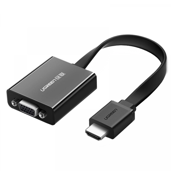 Ugreen Video Adapter MM103 (40248), HDMI - VGA, 1080P, Black