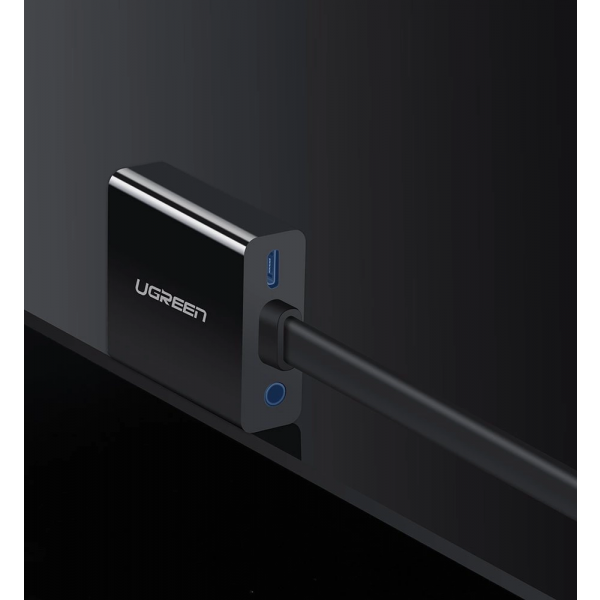 Ugreen Video Adapter MM103 (40248), HDMI - VGA, 1080P, Black
