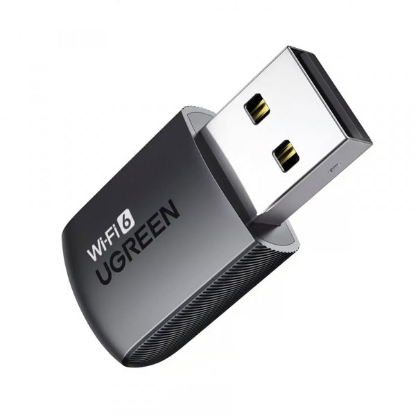 Ugreen Wi-Fi Adapter CM762 (35264), Dual Band, Wi-Fi 6, 600Mbps, Black