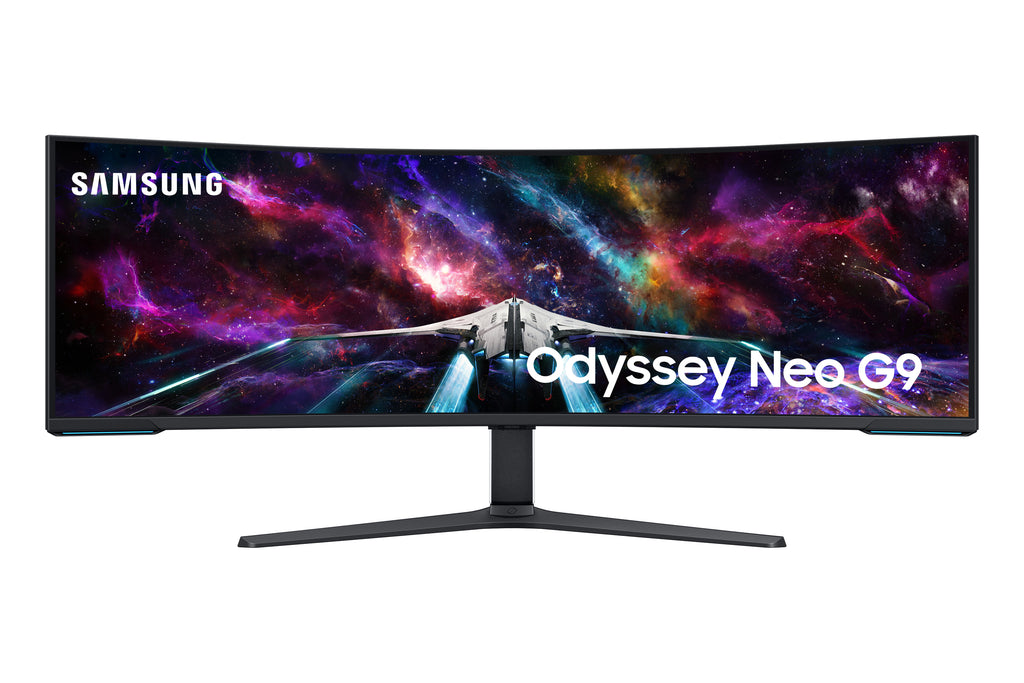 Samsung Samsung G95NC écran plat de PC 144,8 cm (57") 7680 x 2160 pixels Dual UHD QLED Blanc