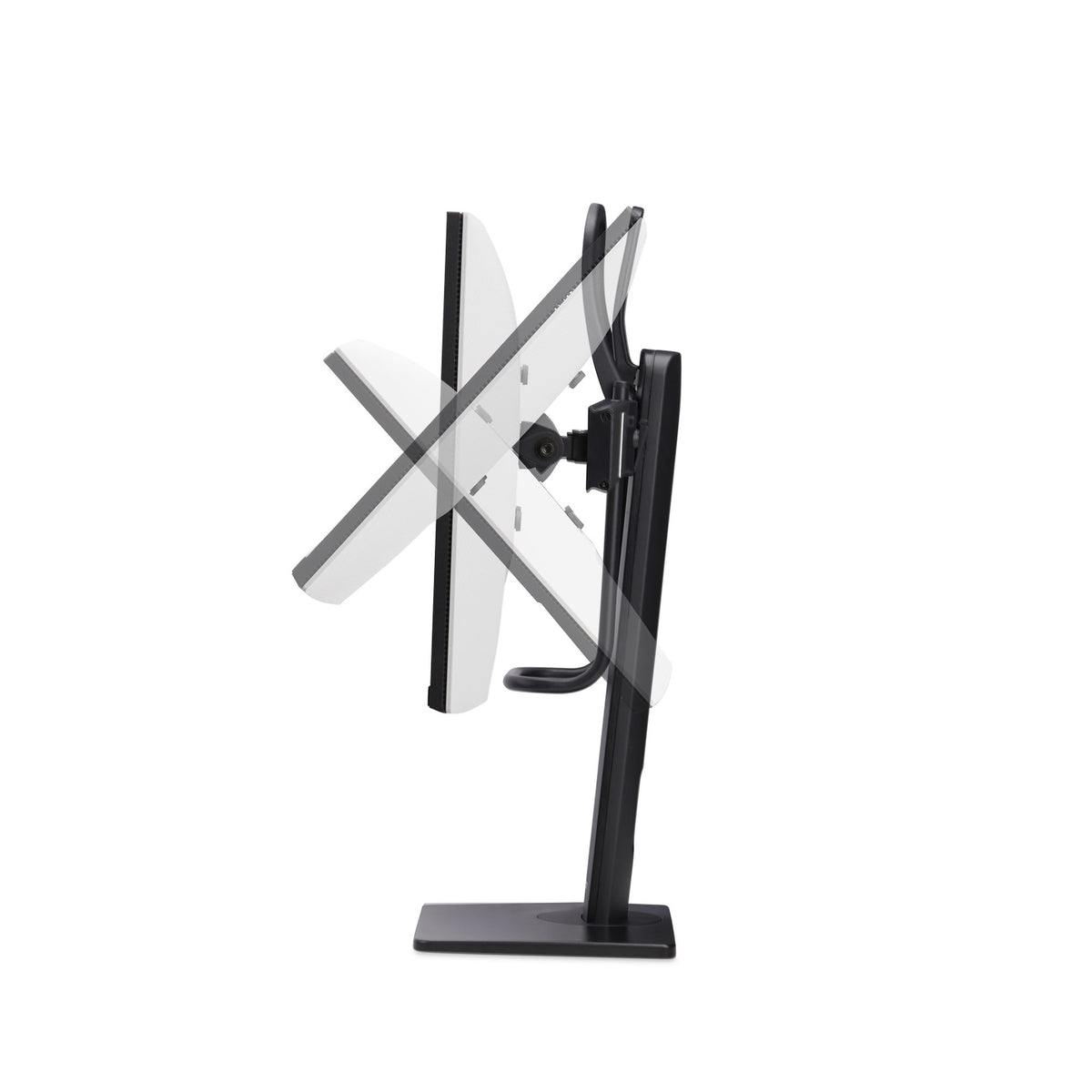 StarTech.com Support de Bureau pour Double Écrans 27 pouces, VESA 75x75/100x100, Réglage Hauteur Sans Outil
