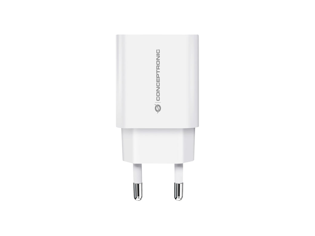 Conceptronic ALTHEA14W chargeur d'appareils mobiles Universel Blanc Secteur Charge rapide Intérieure