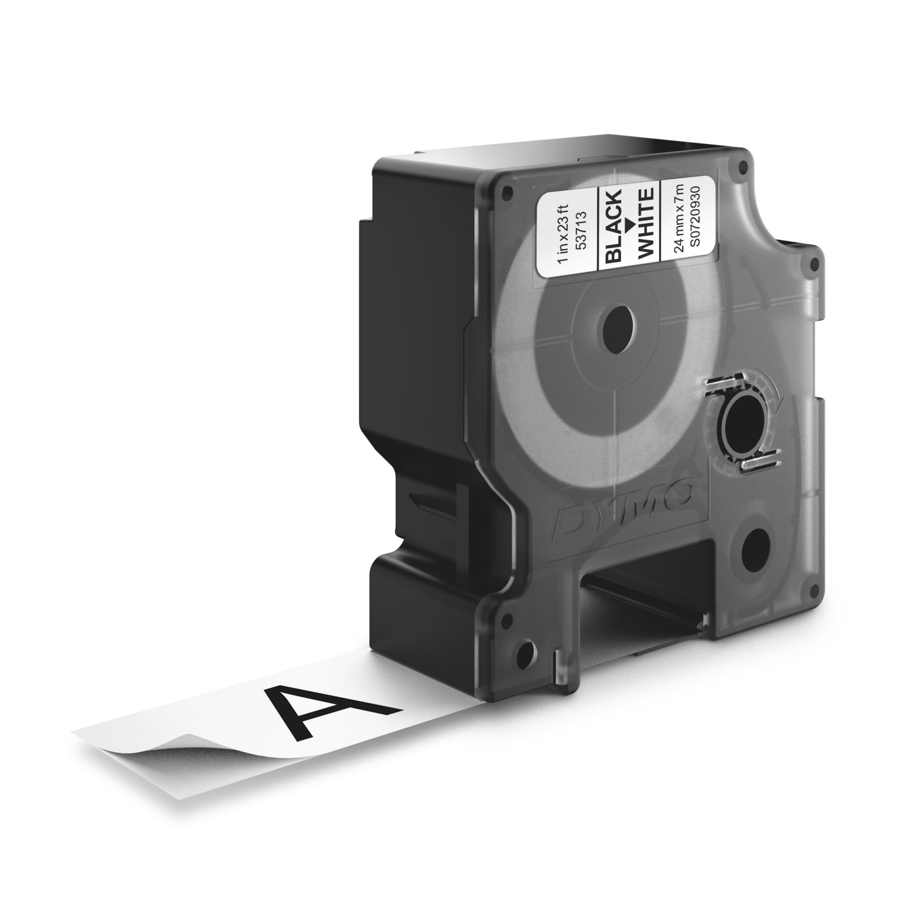 DYMO D1 étiquettes autocollantes authentiques | impression en noir sur fond blanc | 24 mm x 7 m | pour étiqueteuses LabelManager