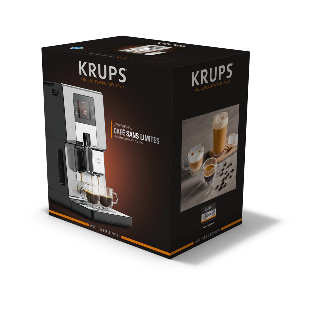 Krups Intuition Experience+ EA877D10 Machine à Café Entièrement Automatique, Espresso, 3 L