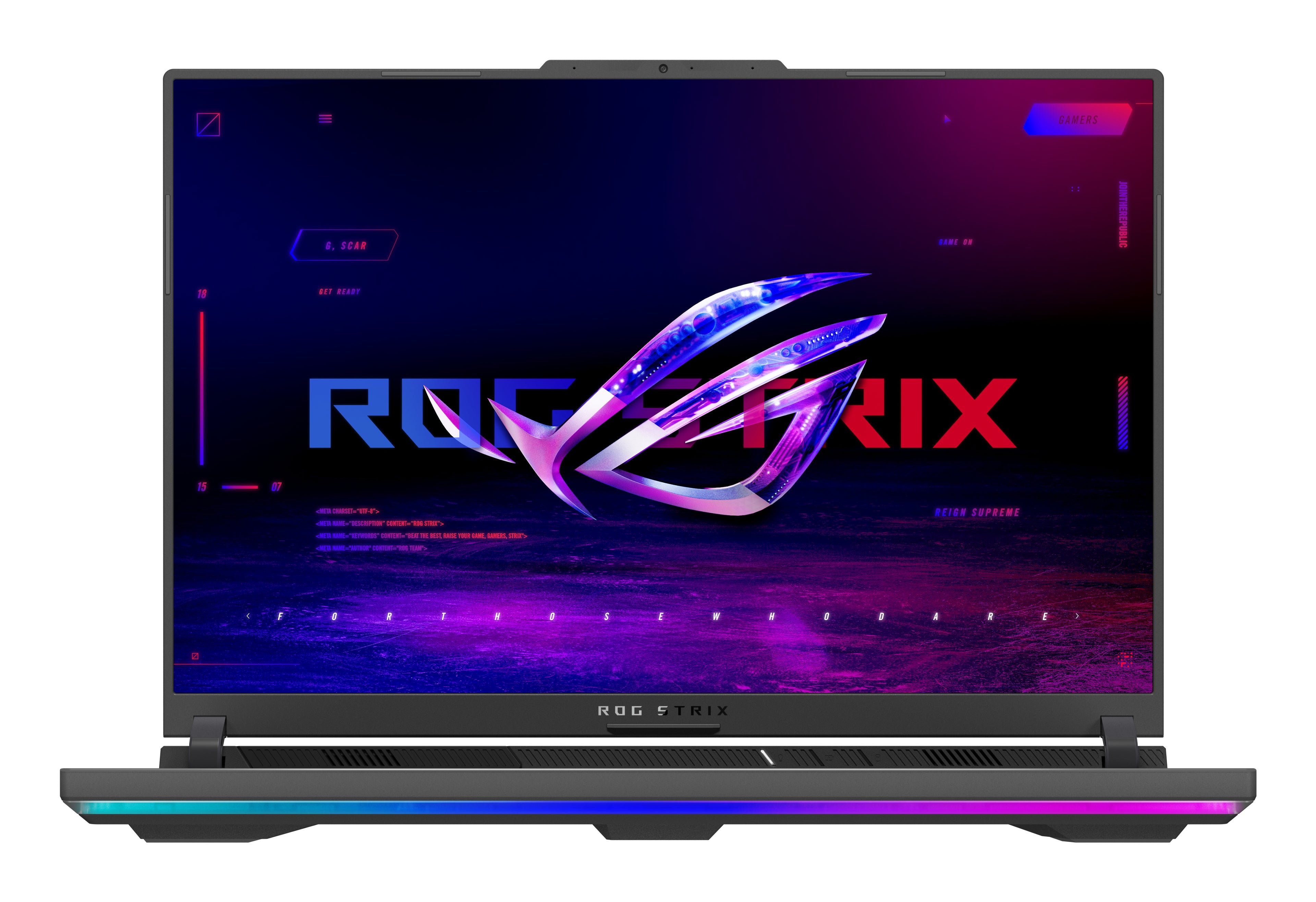 ASUS ROG Strix G16 G614PR-RV004W AMD Ryzen™ 9 8940HX Ordinateur portable 40,6 cm (16") WUXGA 16 Go DDR5-SDRAM 1 To SSD NVIDIA GeForce RTX 5070 Ti Wi-Fi 6E (802.11ax) Windows 11 Home Gris