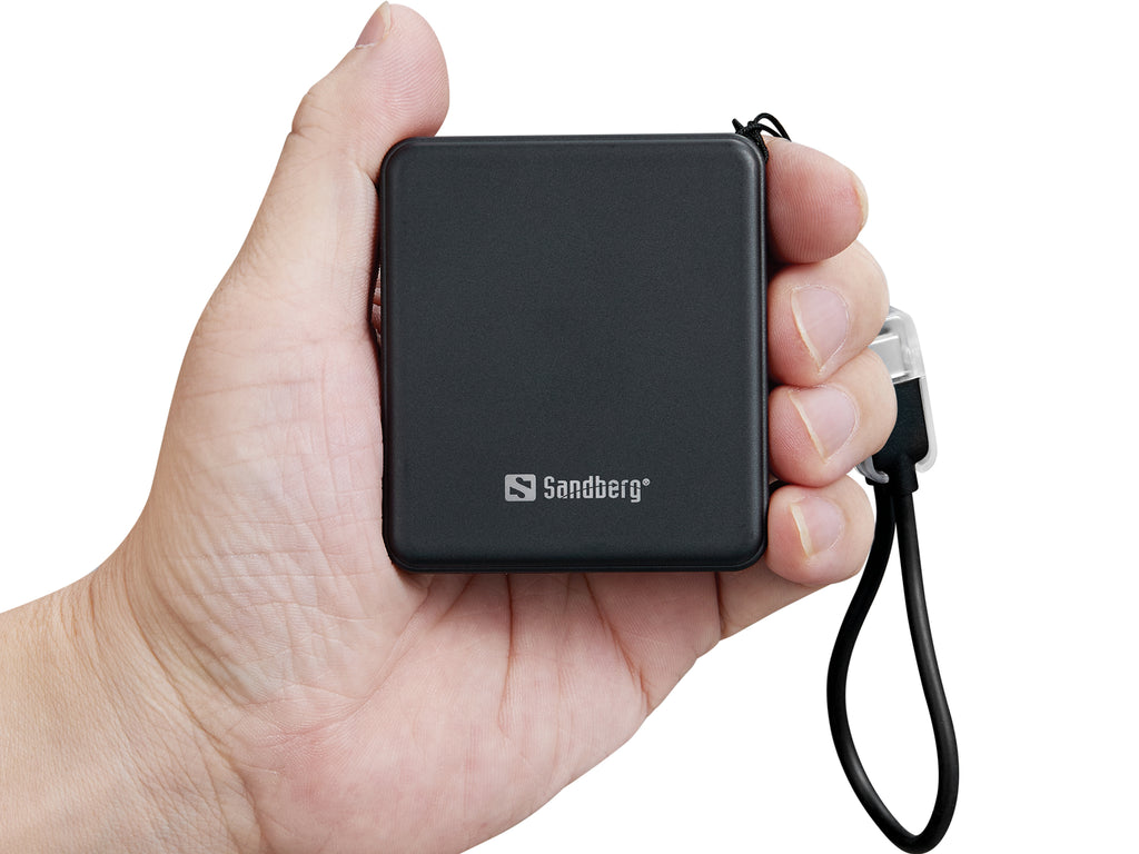 Sandberg Sandberg 421-33 banque d'alimentation électrique Lithium-Ion (Li-Ion) 5000 mAh Noir