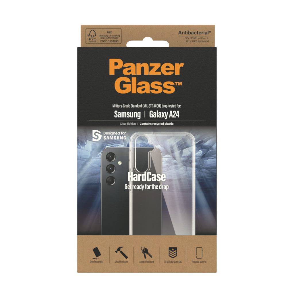 PanzerGlass PanzerGlass ® HardCase Transparent Samsung Galaxy A24 coque de protection pour téléphones portables Housse