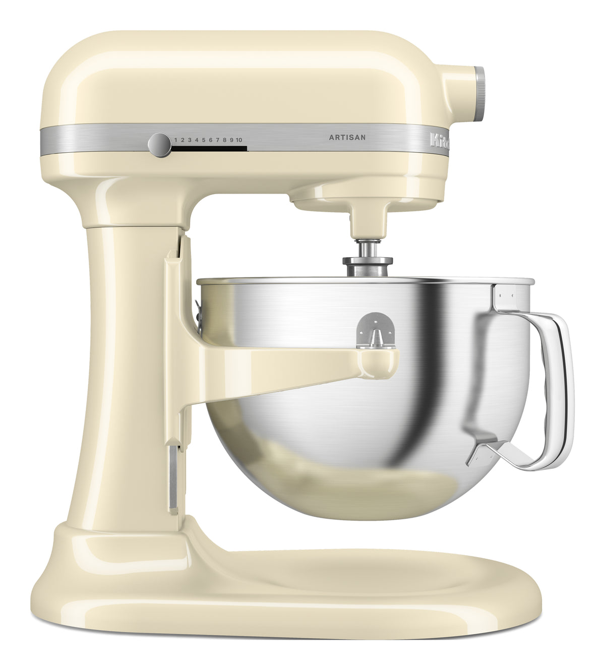 KitchenAid 5KSM60SPXEAC Robot mixer 375 W Crème, Gris, Acier inoxydable