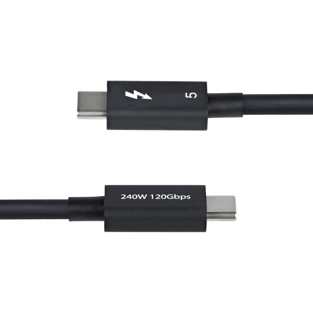 StarTech.com Câble Thunderbolt 5 80cm, 80Gbps à 120Gbps, 240W PD, 8K 60Hz, Certifié