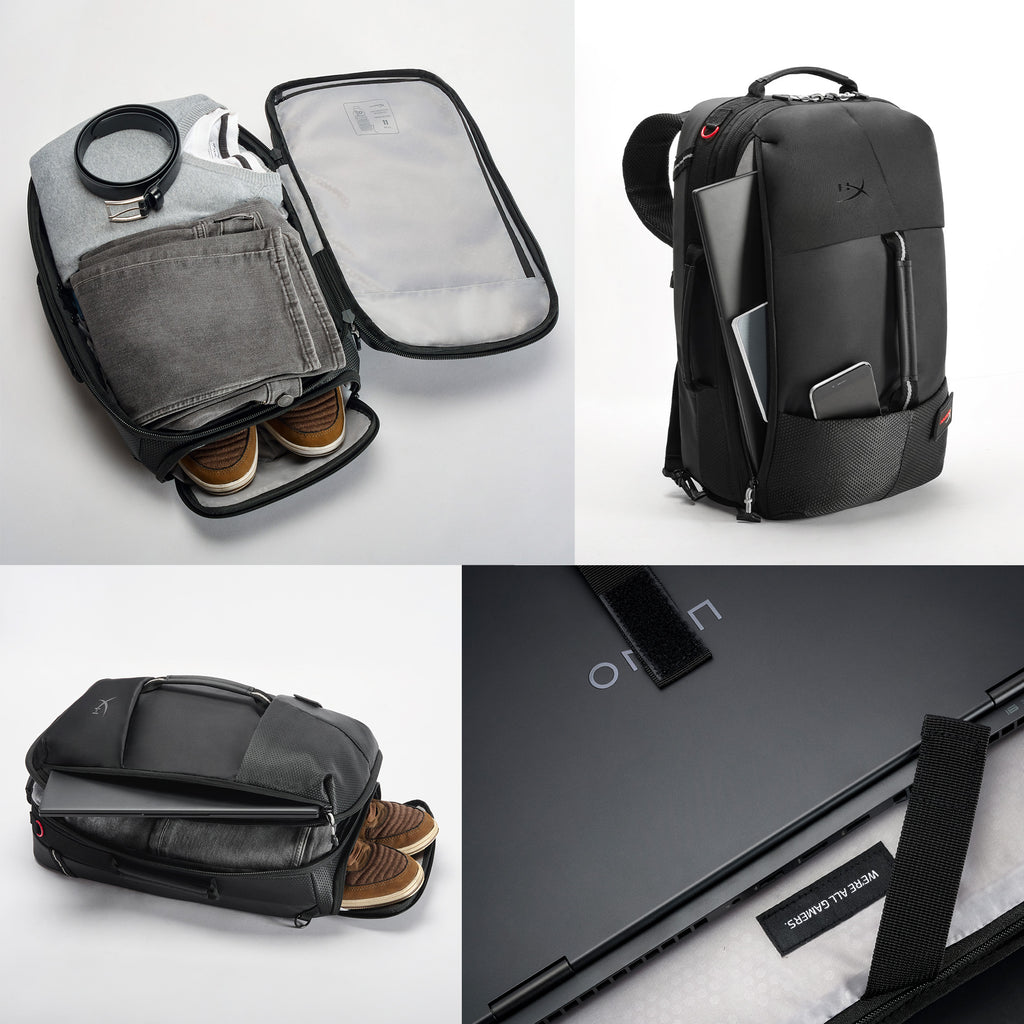 HyperX Sac à dos Knight pour Gamer, Compatible PC Portable jusqu'à 16 pouces