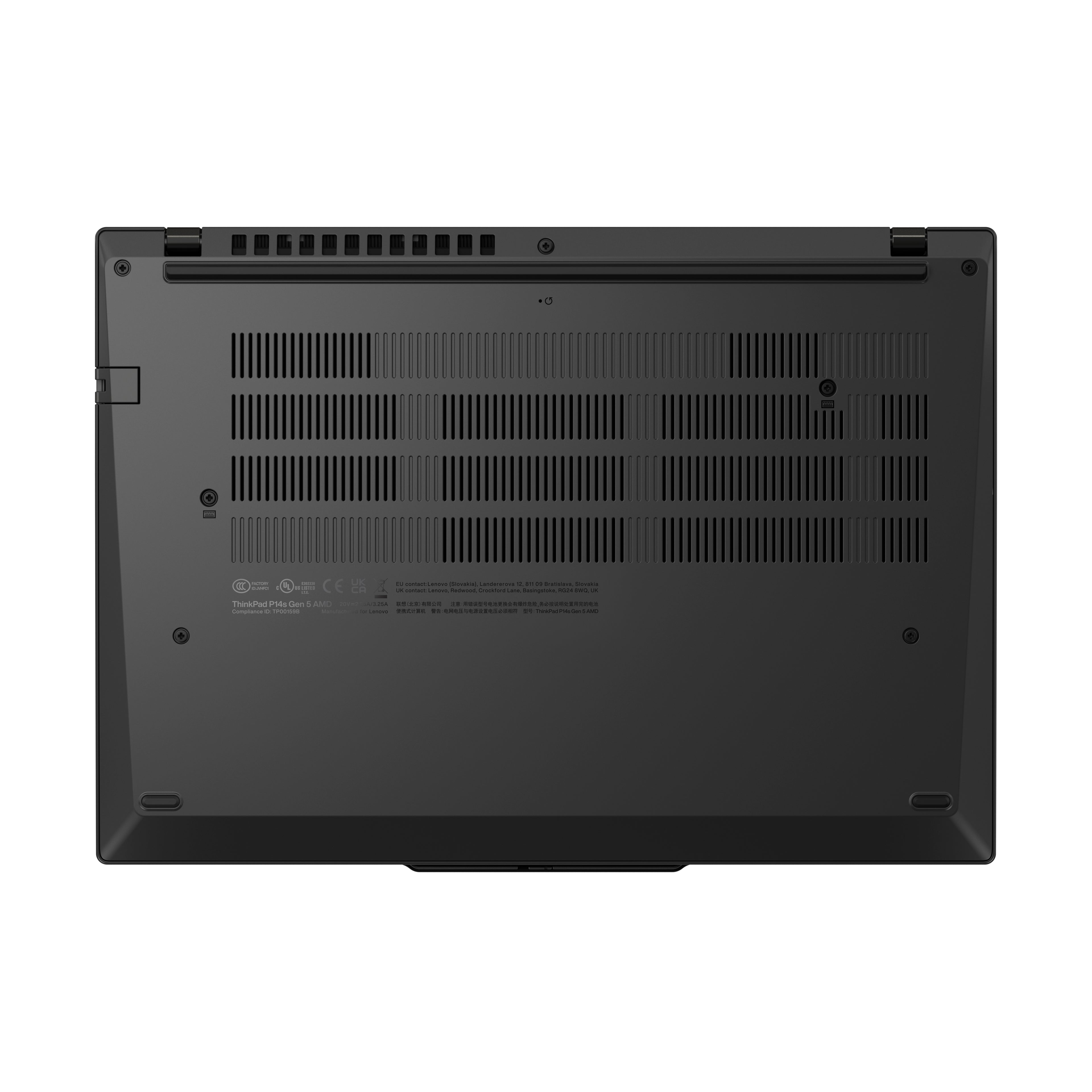 Lenovo ThinkPad P14s Gen 5 (AMD) AMD Ryzen™ 5 PRO 8640HS Station de travail mobile 35,6 cm (14") WUXGA 16 Go DDR5-SDRAM 512 Go SSD Wi-Fi 6E (802.11ax) Windows 11 Pro Allemand Noir
