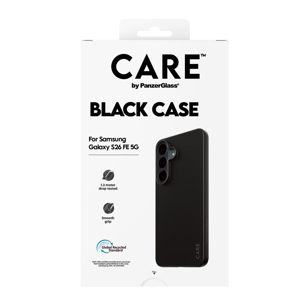 PanzerGlass CARE™ by ® TPU Case Black Samsung Galaxy S26 FE 5G coque de protection pour téléphones portables Housse Transparent - vue 3
