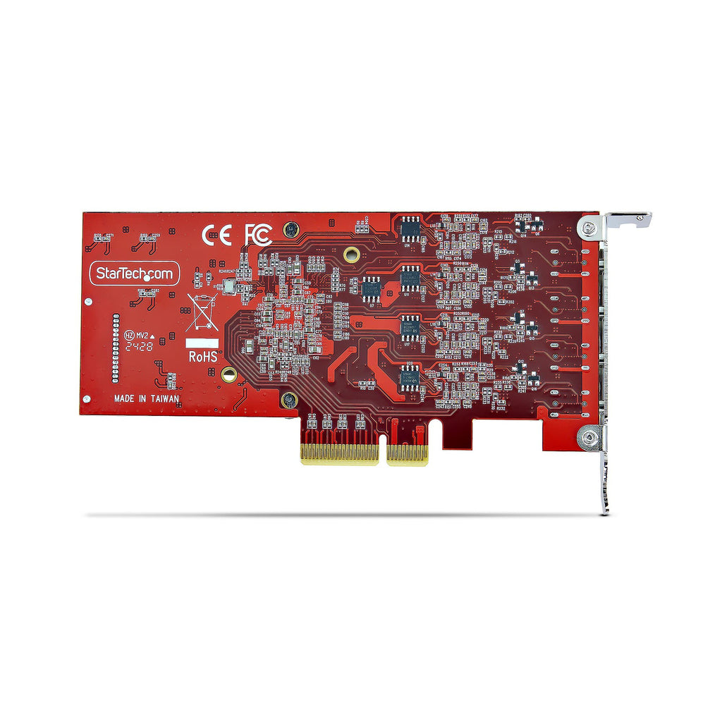 StarTech.com Carte PCIe USB-C 4 Ports, USB 3.2 10 Gbit/s, Carte d'Extension PCI Express USB-C, 4 Contrôleurs USB Indépendants, Carte PCIe USB Type-C, Windows/Linux/macOS, Conforme TAA - vue 6
