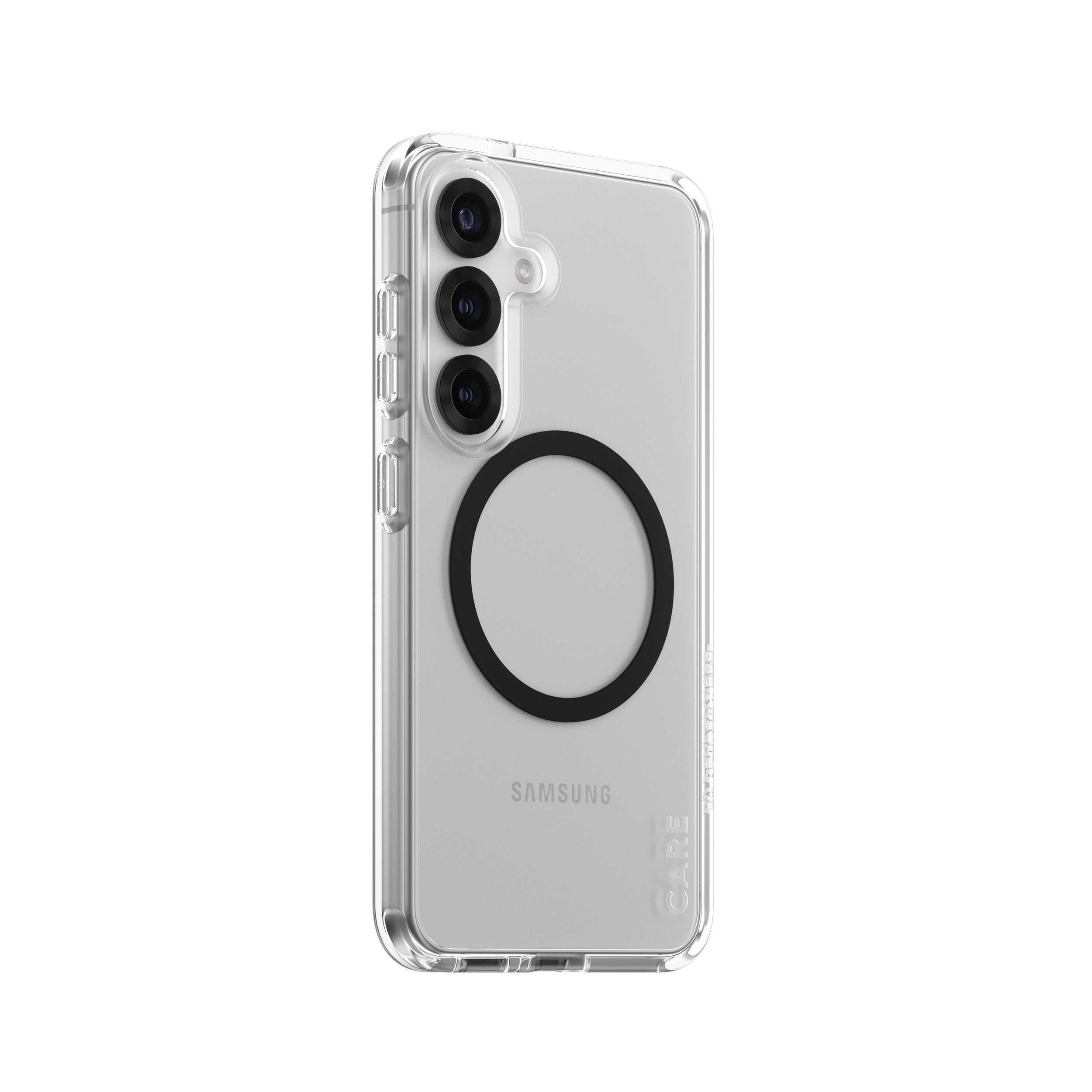 PanzerGlass PanzerGlass CARE™ by ® Urban Combat Case Transparent w. Black Qi Compatible Samsung Galaxy S25 coque de protection pour téléphones portables Housse