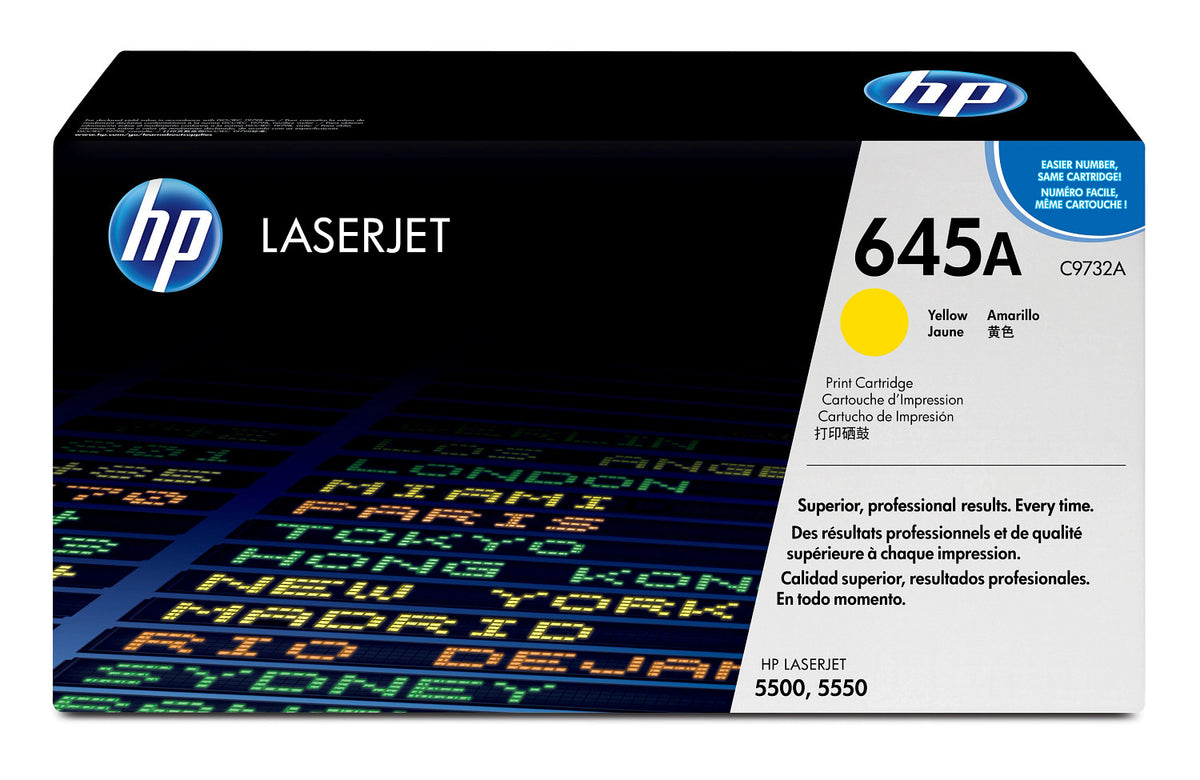 HP 645A Toner LaserJet Jaune Authentique
