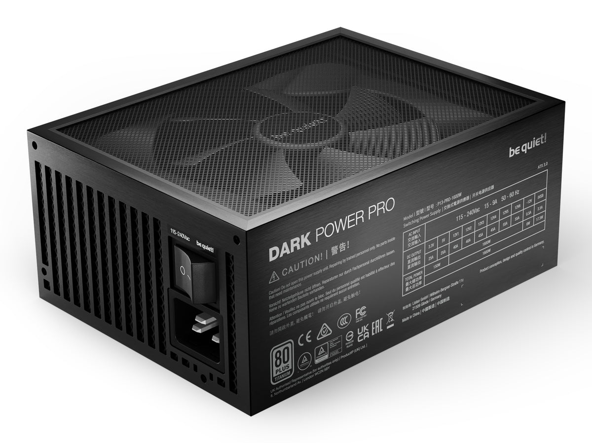 be quiet! Dark Power Pro 13 1600 W Alimentation ATX 3.1 80 Plus Titanium
