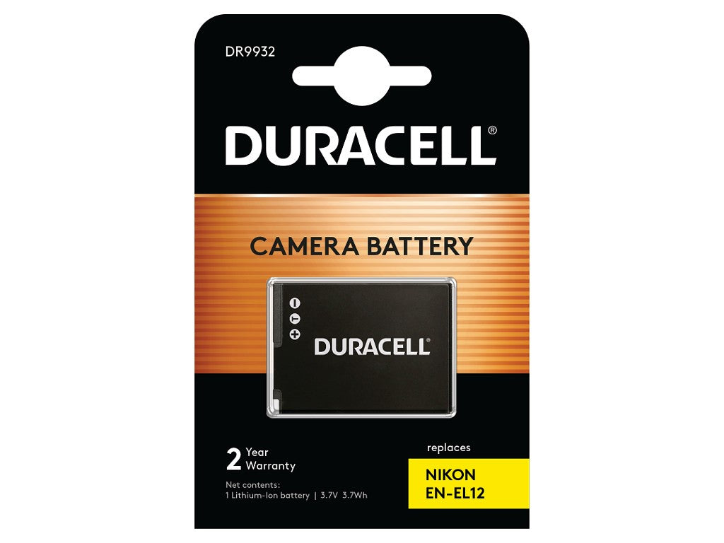 Duracell DR9932 Batterie pour Appareil Photo et Caméscope Li-Ion 1000 mAh