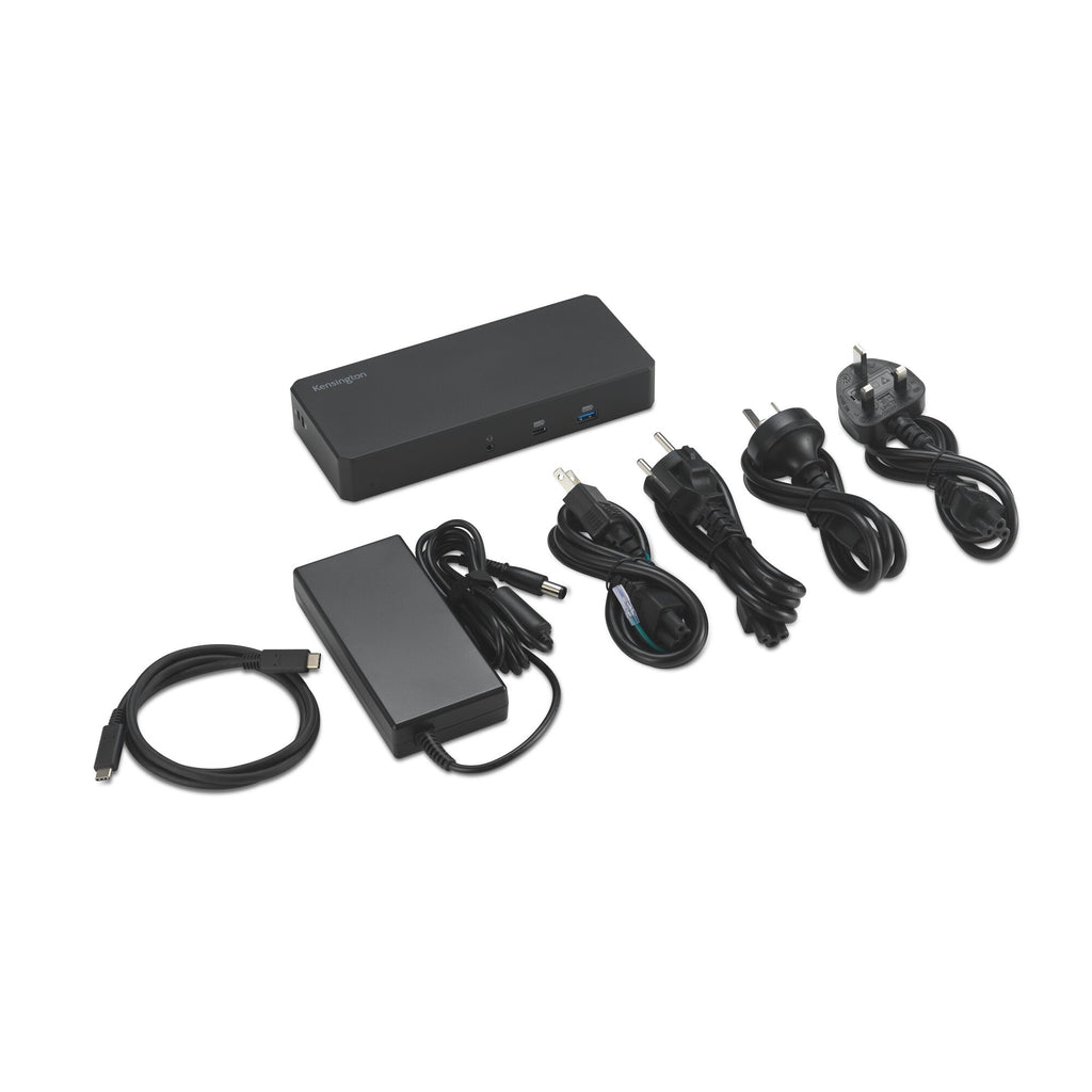 Kensington SD4843P EQ Station d’accueil sans pilote USB-C 10 Gbits/s avec triple sortie vidéo