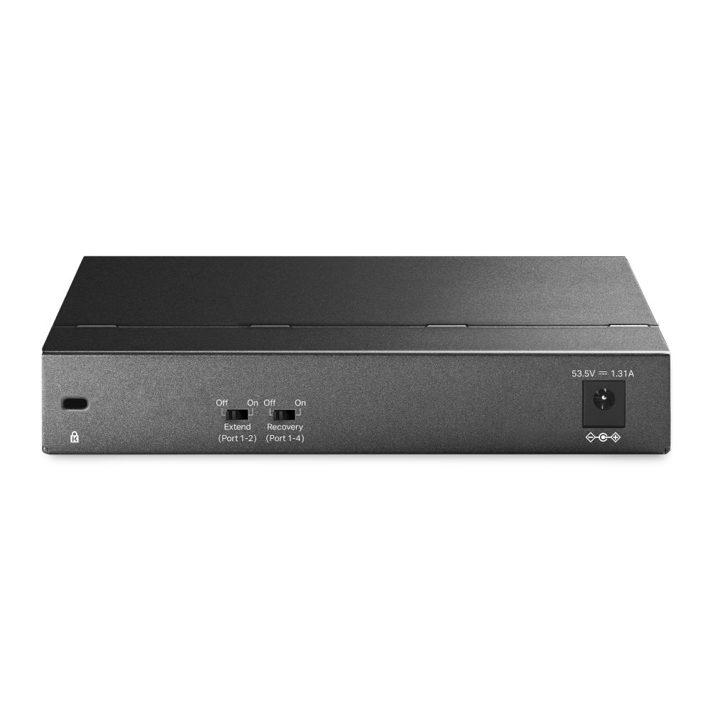 TP-Link TL-SG1006PP commutateur réseau Non-géré Gigabit Ethernet (10/100/1000) Connexion Ethernet, supportant l'alimentation via ce port (PoE) Gris
