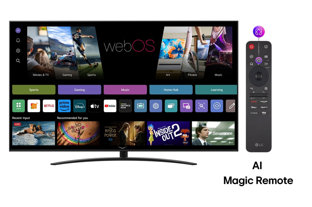 LG NanoCell AI 65NANO81A3A TV 165,1 cm (65") 4K Ultra HD Smart TV Wifi Noir