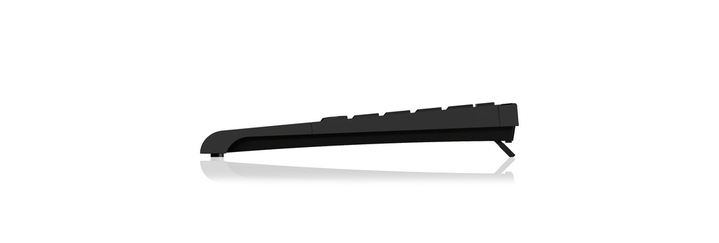 KeySonic ACK-540U+ (DE) clavier Bureau USB QWERTZ Allemand Noir