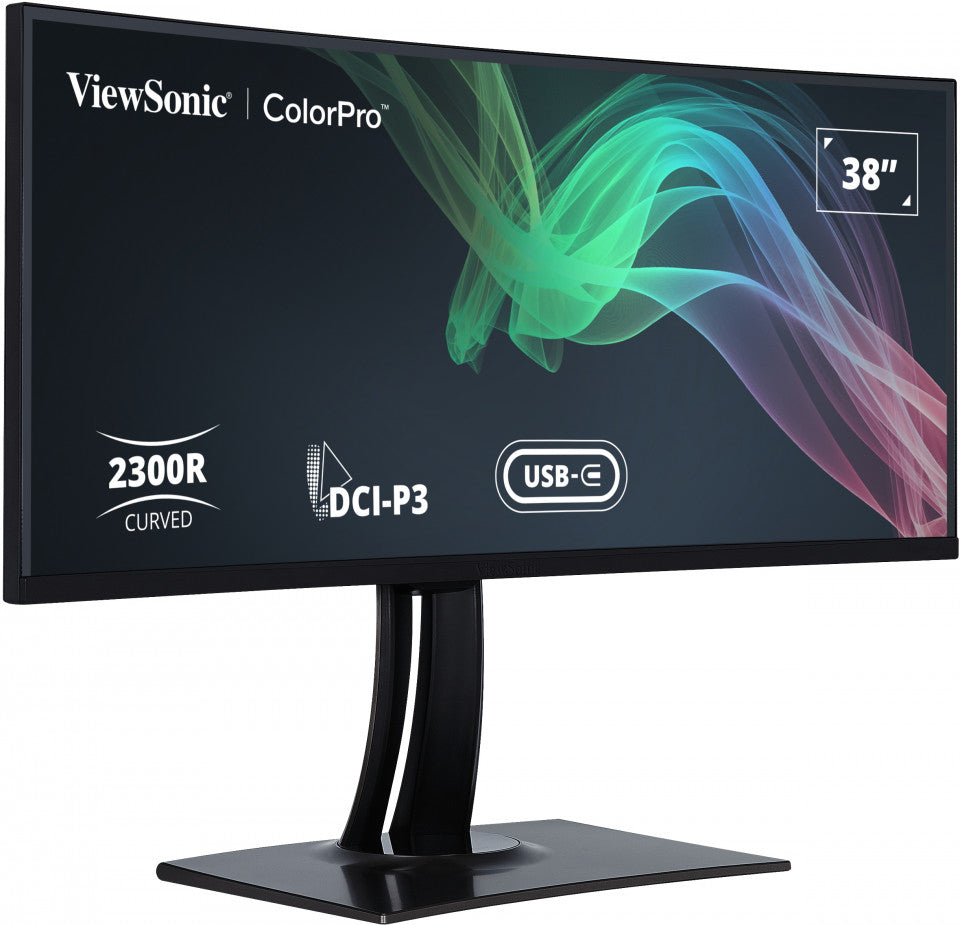 Viewsonic VP3881A écran plat de PC 96,5 cm (38") 3840 x 1600 pixels Quad HD+ LED Noir