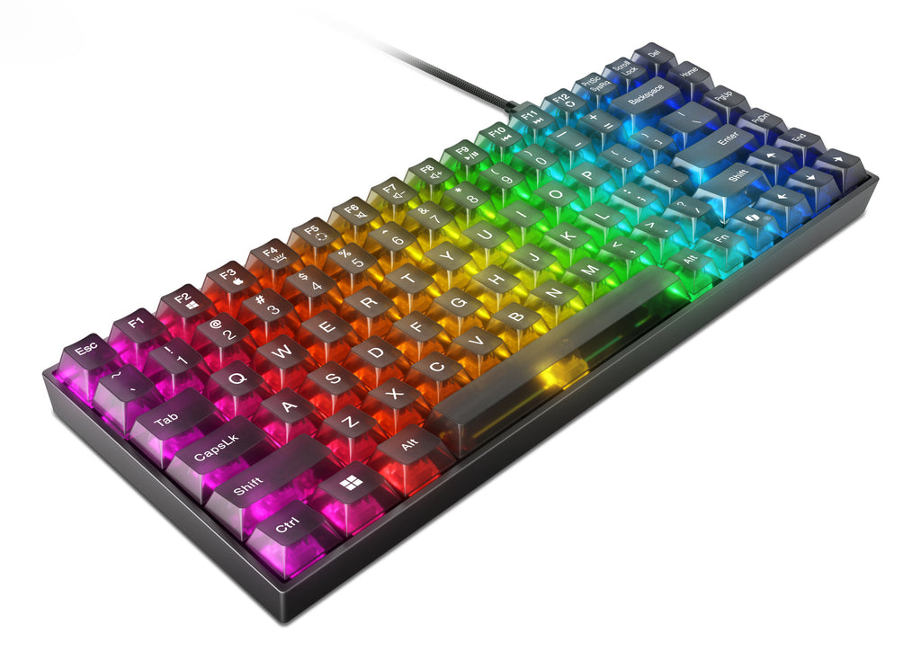 Lenovo Legion K510 Mini Pro clavier Gaming USB Anglais américain Noir, Transparent