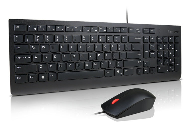 Lenovo 4X31R64446 clavier Souris incluse Universel USB Nordique Noir