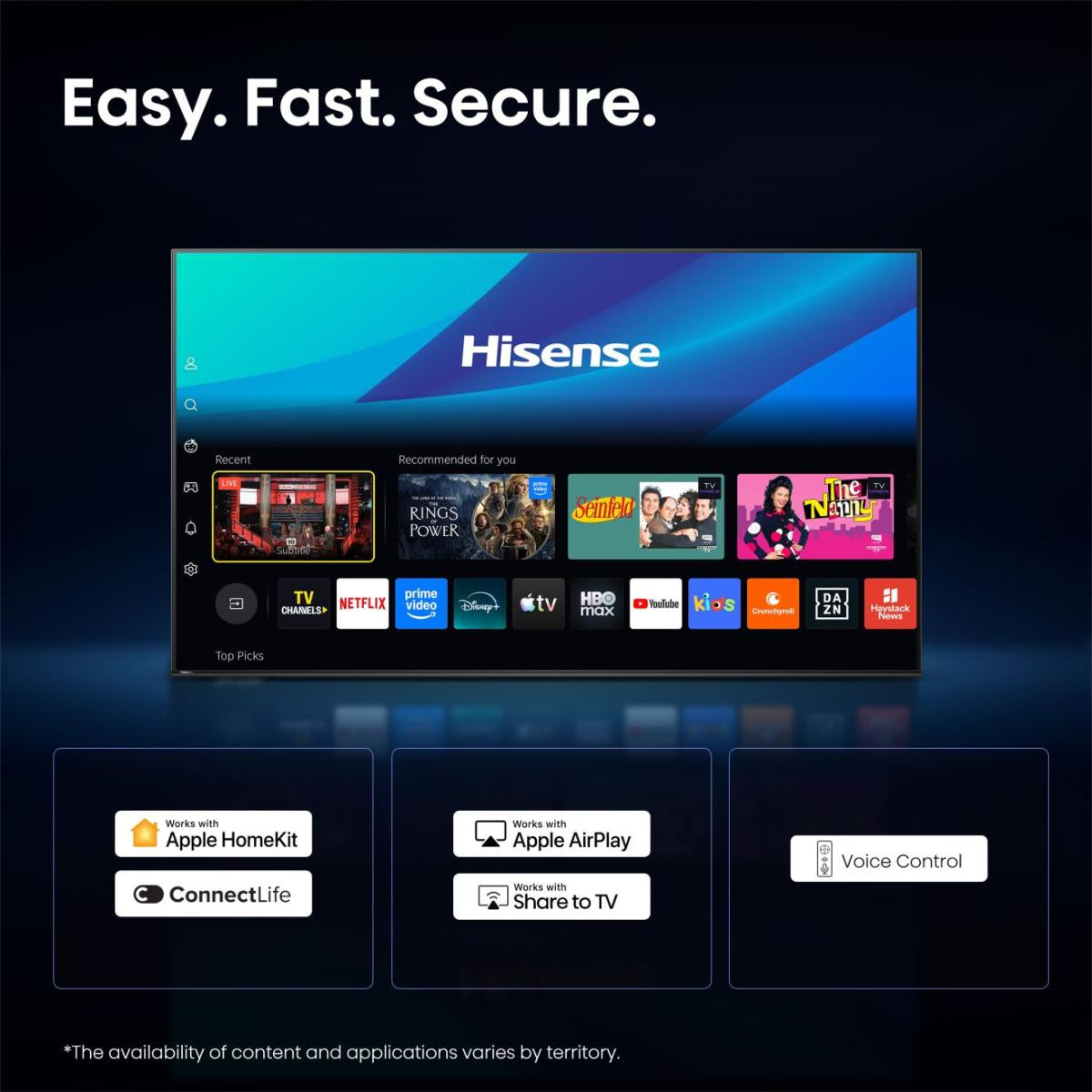 Hisense 100Q7S PRO 2,54 m (100") 4K Ultra HD Smart TV Wifi Noir
