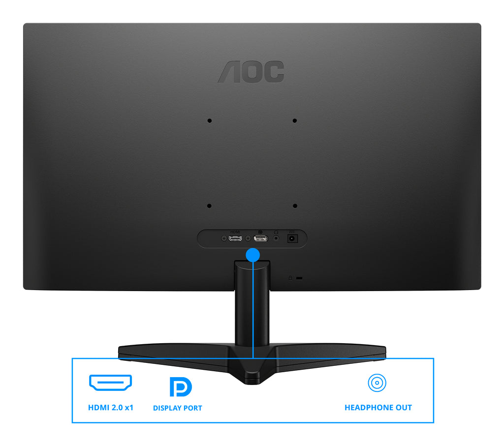 AOC B3 Q24B36X écran plat de PC 60,5 cm (23.8") 2560 x 1440 pixels Quad HD LED Noir
