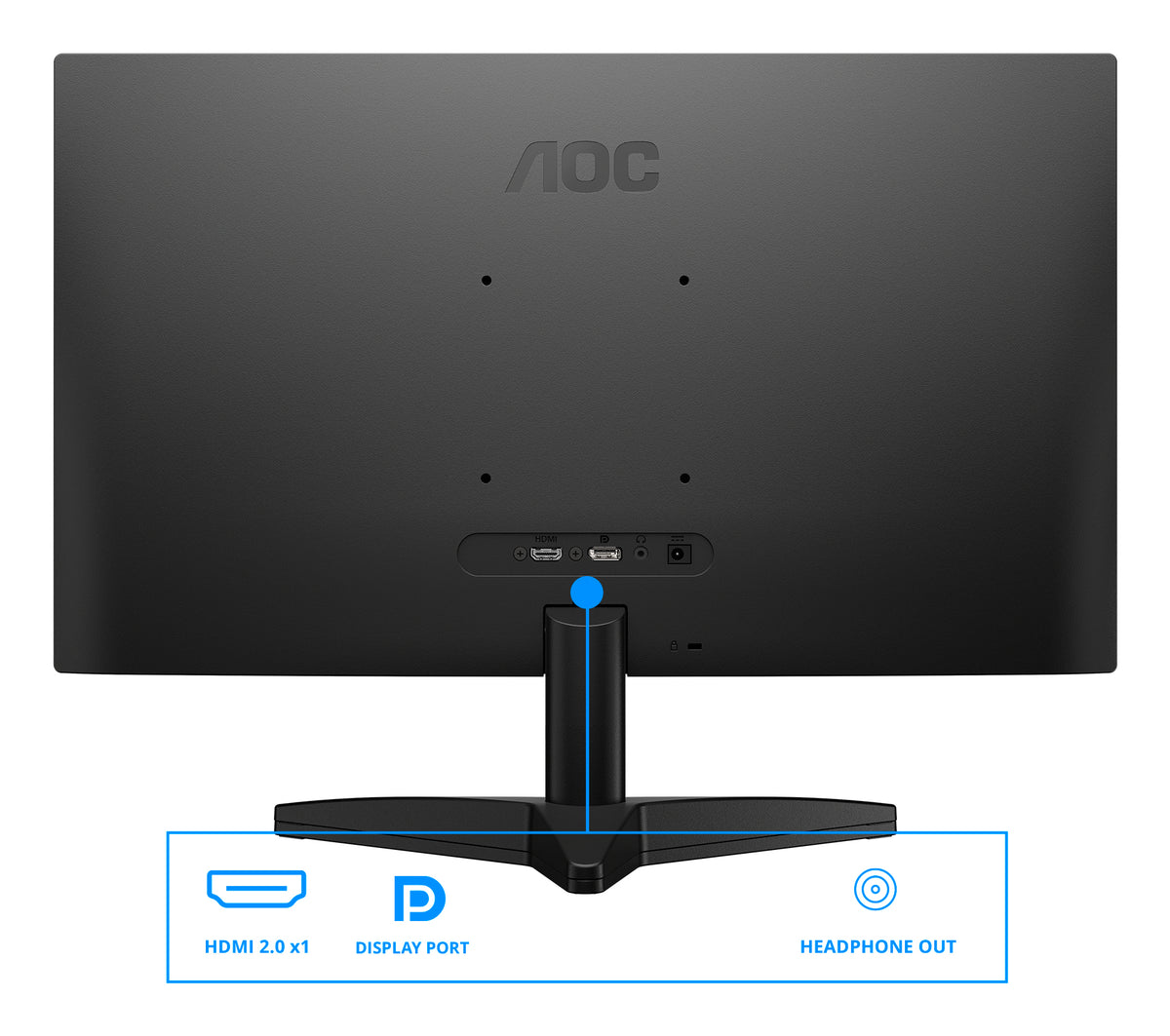 AOC B3 Q24B36X écran plat de PC 60,5 cm (23.8") 2560 x 1440 pixels Quad HD LED Noir