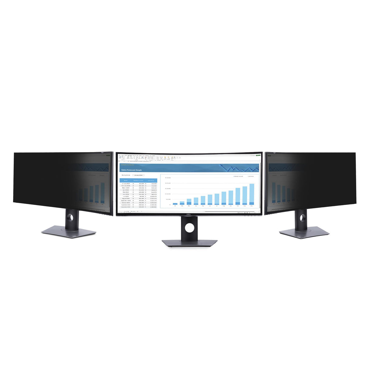 StarTech.com Filtre de Confidentialité pour Écran Incurvé Ultra-Large U3824DW 21:9, Double Face Mat/Brillant, Conforme T