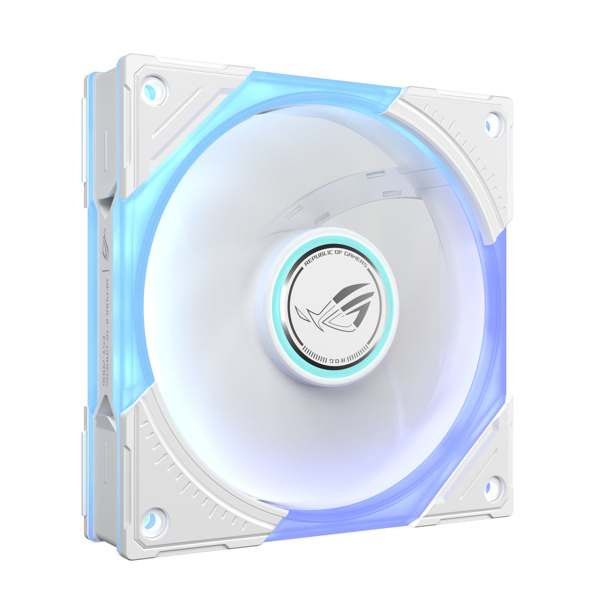 ASUS ROG Eurux GR120 ARGB Fan White Single Pack Kabinetblæser 1-pack Hvid 120 mm - vue 4