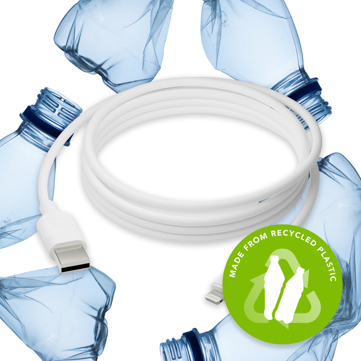 Câble Lightning USB-A CB25ALWH7086, 2,5 m, Blanc