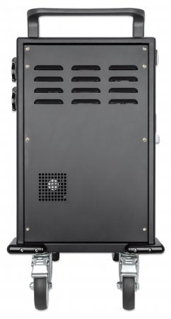 Manhattan Chariot de Charge USB-C pour 32 Appareils, Armoire Verrouillable pour Tablettes et Smartphones