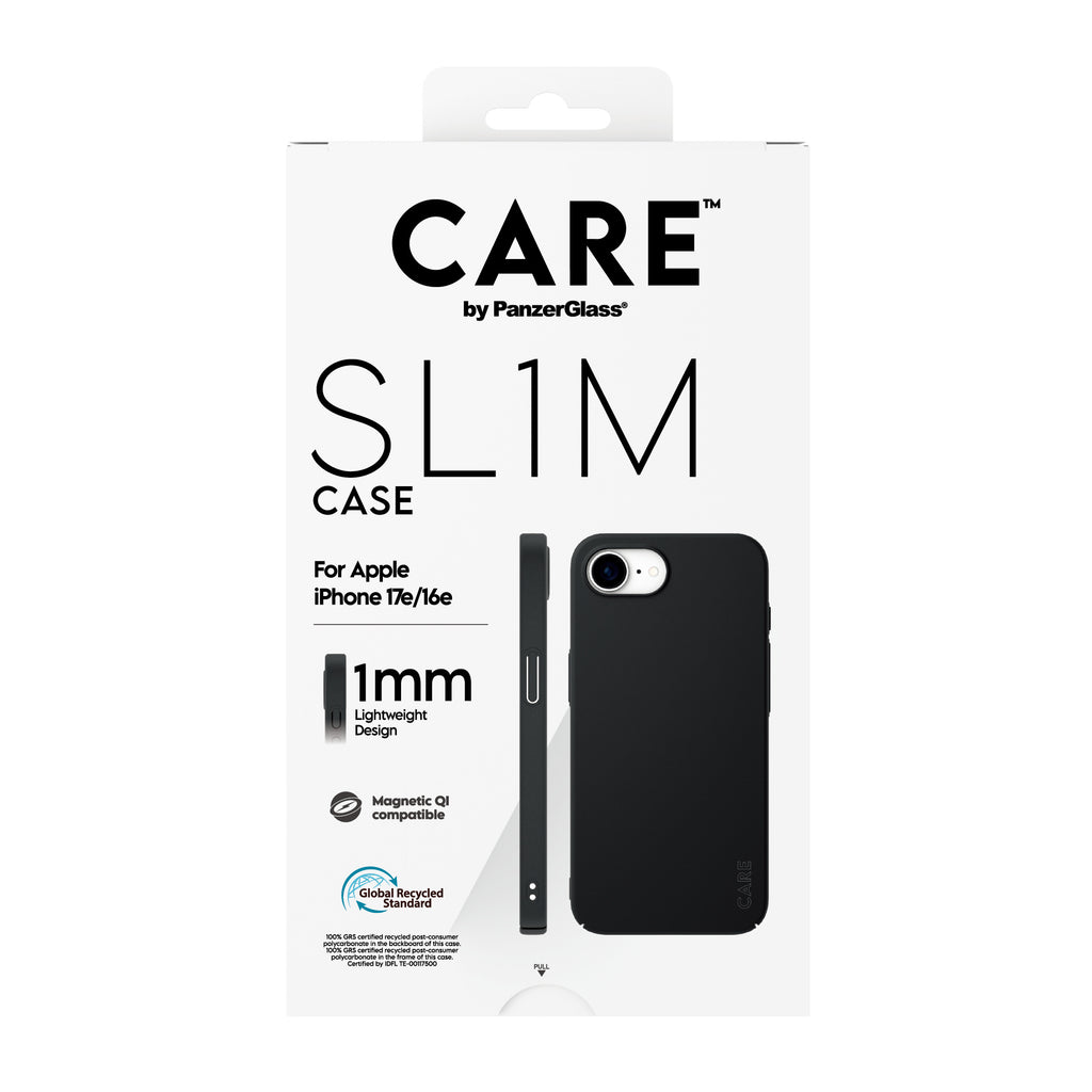 PanzerGlass CARE SL1M Coque Noire avec MagSafe pour iPhone 17e et 16e - vue 3