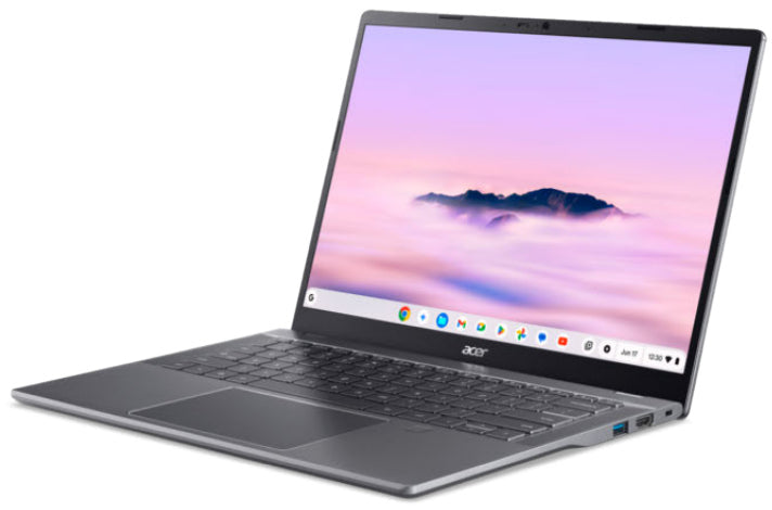 Acer Chromebook CBE594-2-TCO-38YM Intel Core 3 100U 35,6 cm (14") WUXGA 16 Go LPDDR5x-SDRAM 256 Go SSD Wi-Fi 7 (802.11be) ChromeOS Gris QWERTZ Allemand