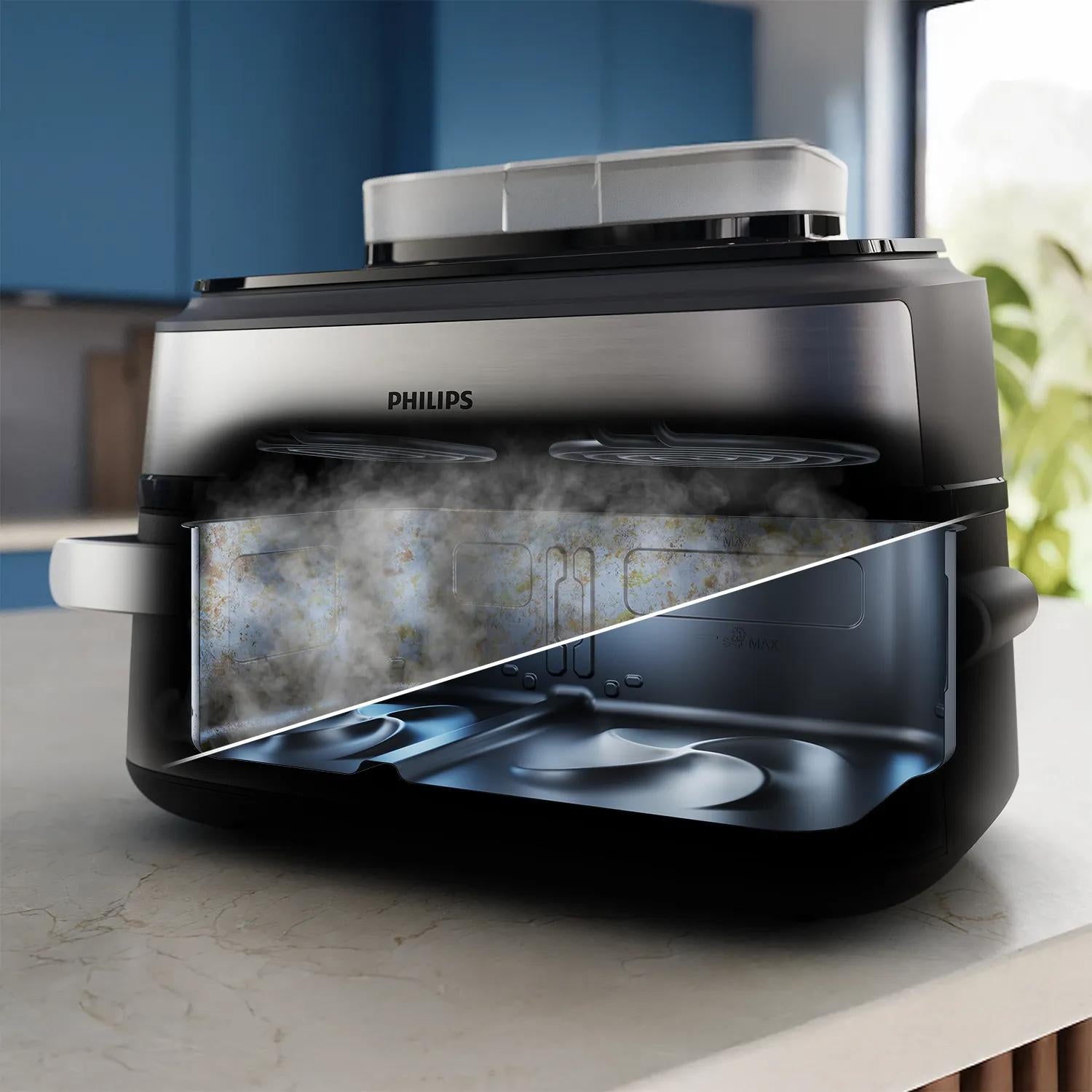 Philips 5000 series Airfryer Série 5000 Megabasket avec vapeur