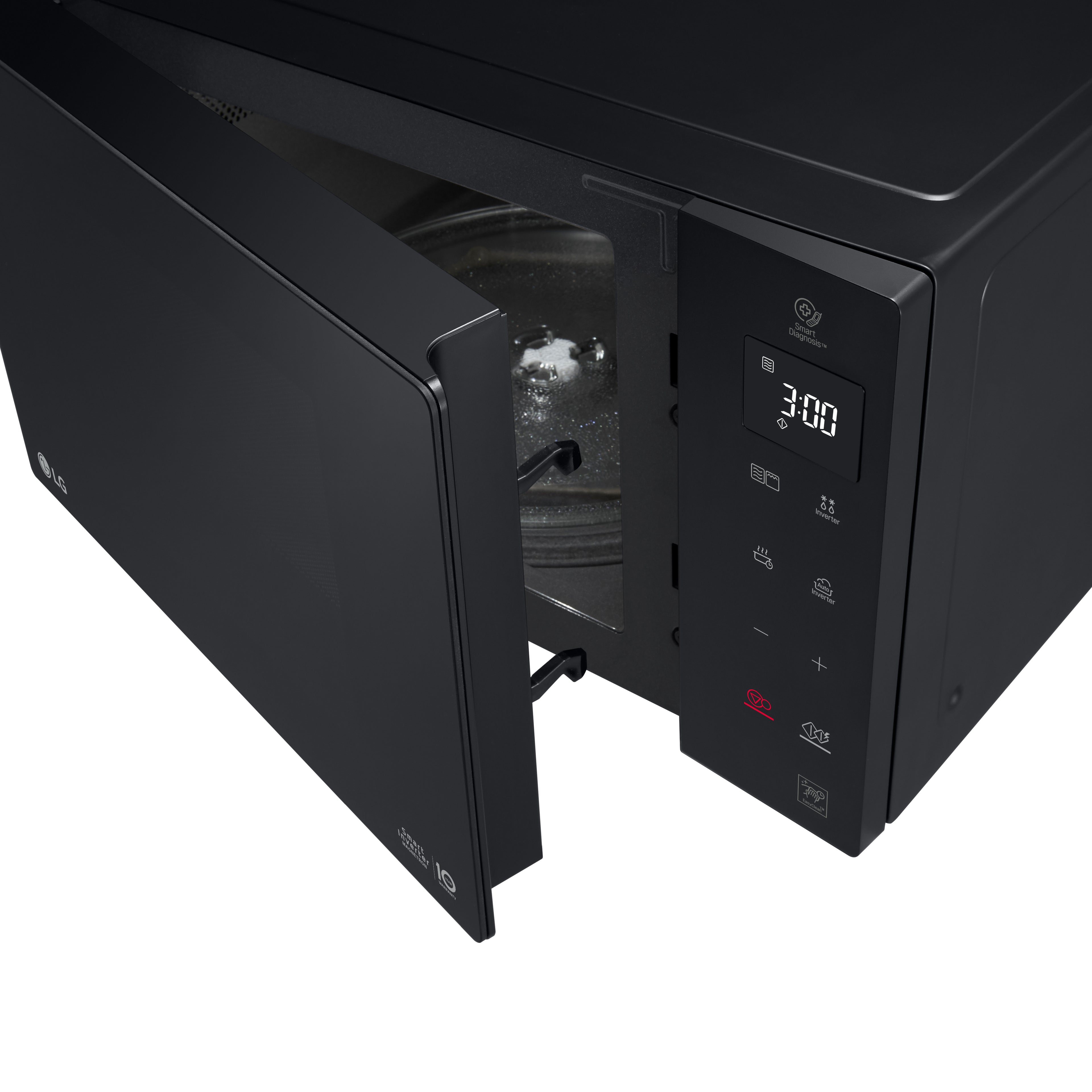 LG MH6535GIS micro-onde Noir Micro-onde combiné Sur toute la gamme 25 L 1000 W