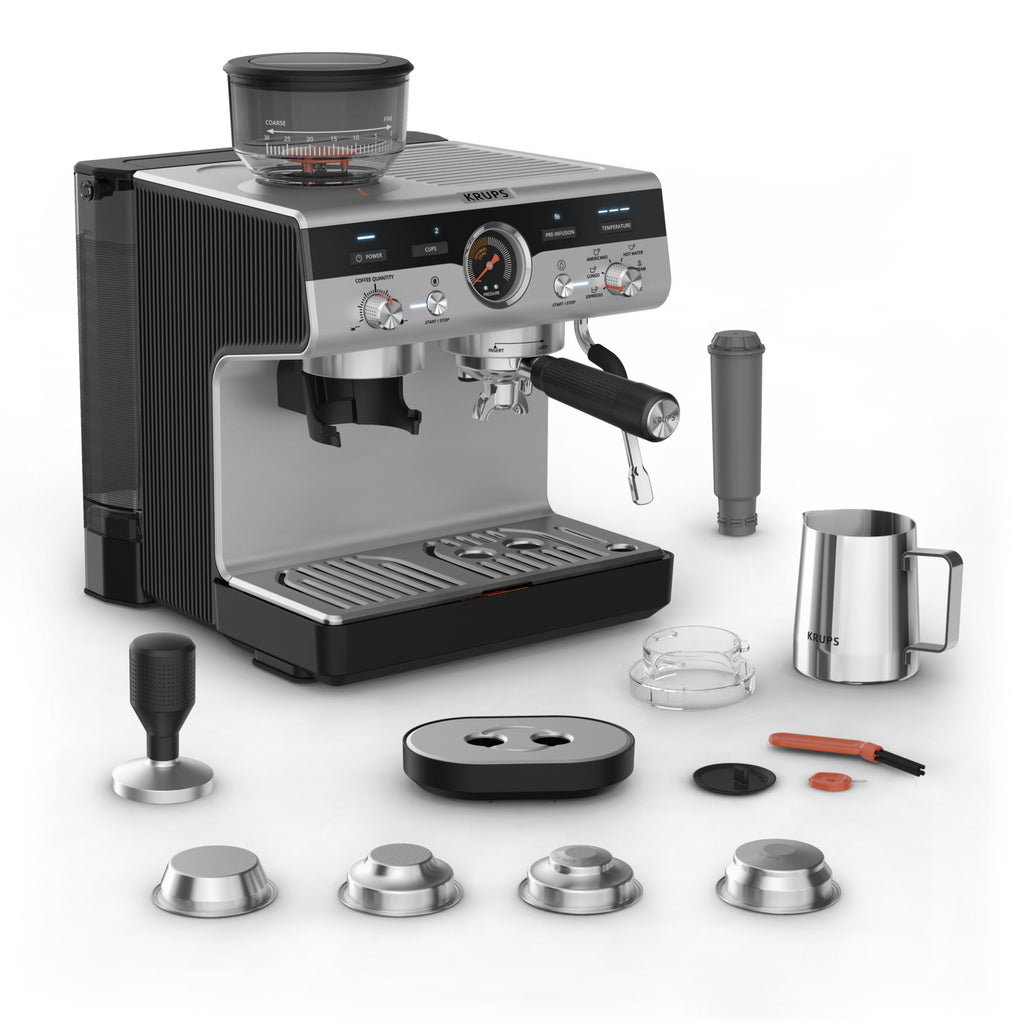 Krups Precision XP801T10 Machine à Café Expresso Semi-Automatique, 3 L
