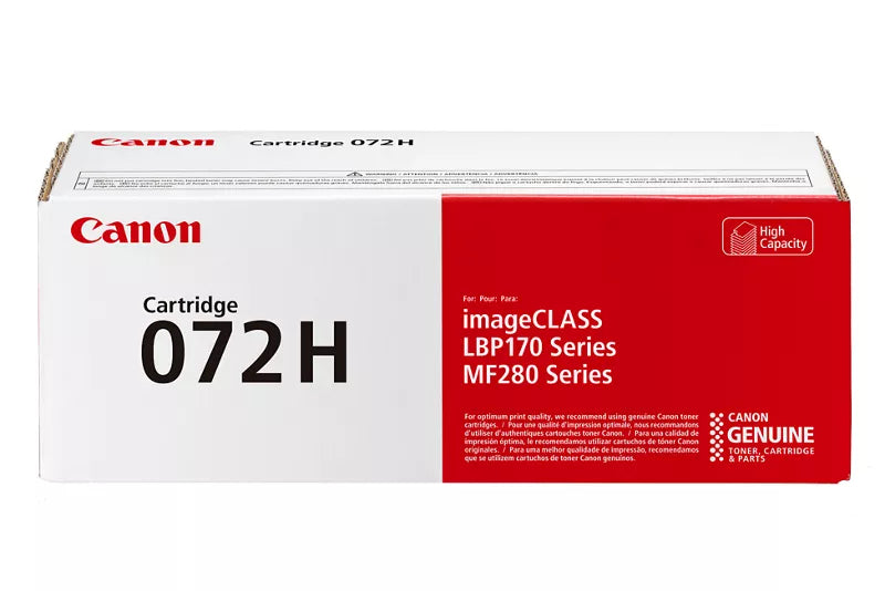 Canon 072H Cartouche de Toner Originale, Noir