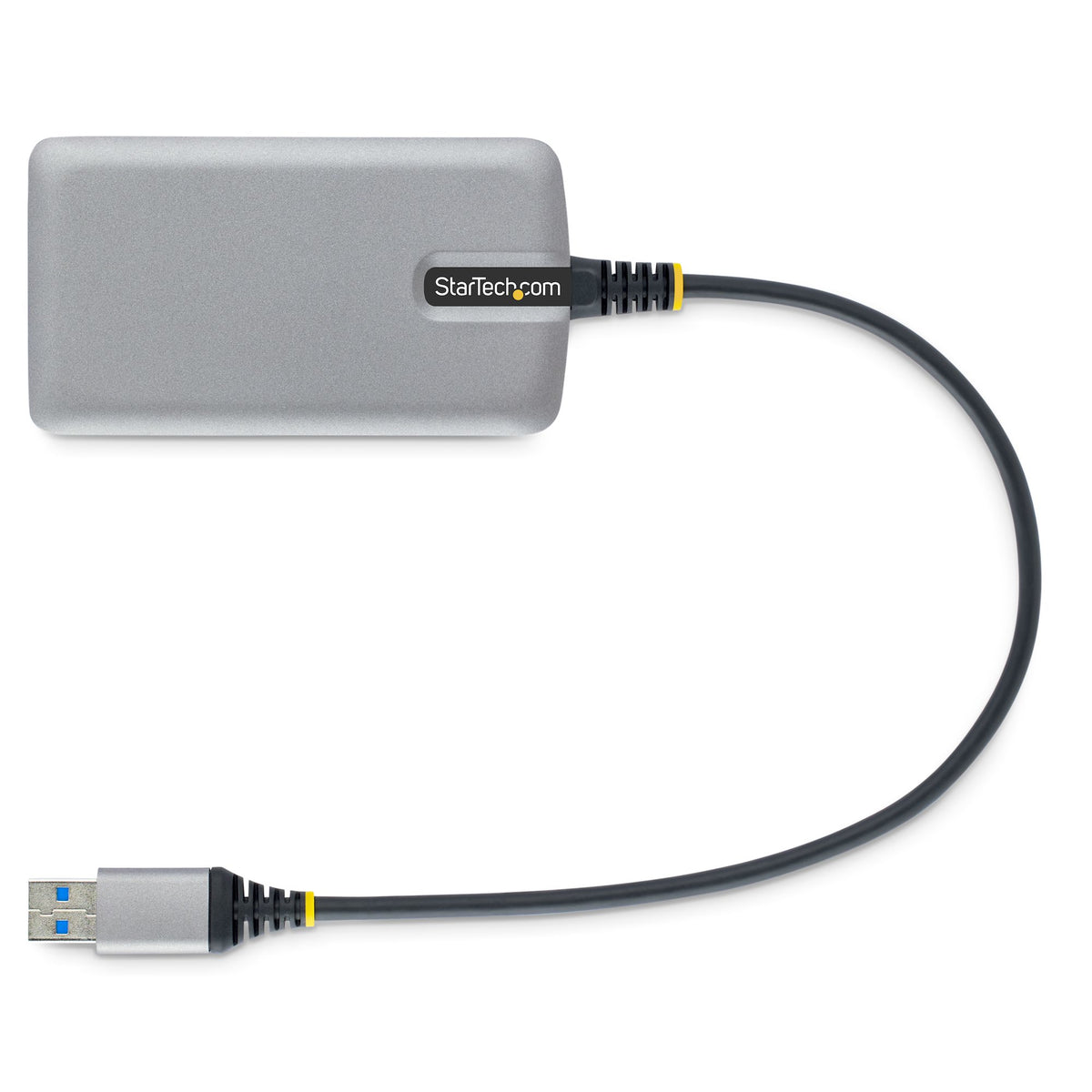 StarTech.com Hub USB 3 Ports USB-A et Gigabit Ethernet RJ45, USB 3.0 5Gbps, Câble 30 cm