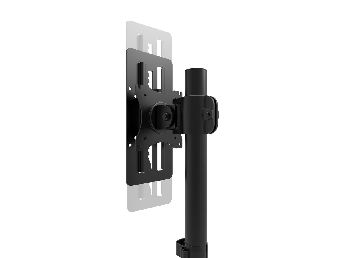 Support Bureau pour Écran 68,6 cm (27") Noir, Montage Pince, Charge 8 kg
