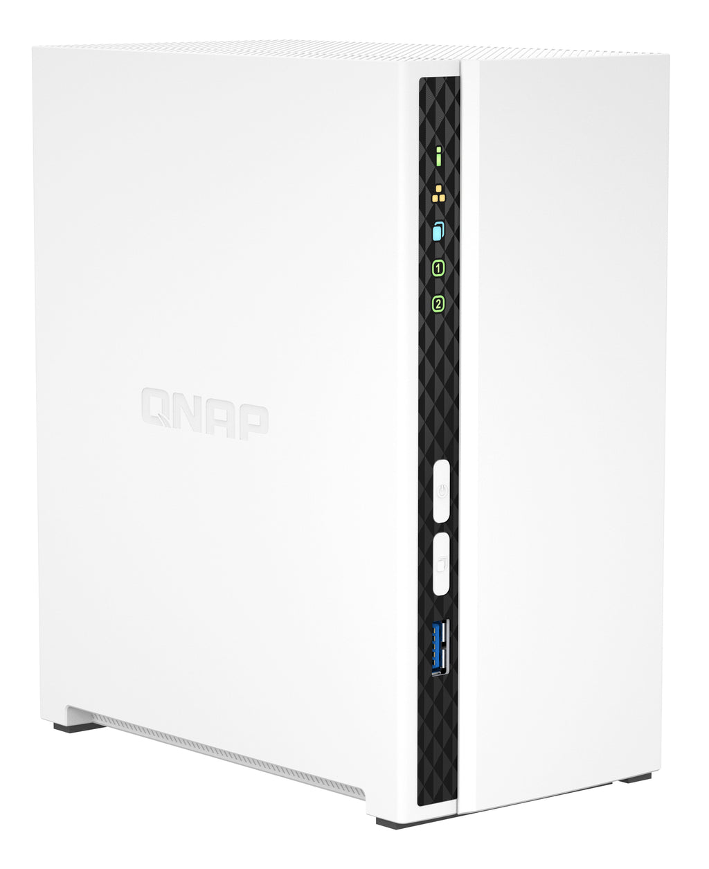 QNAP TS-233 Serveur de Stockage NAS Tower ARM Cortex-A55 2 Go Blanc
