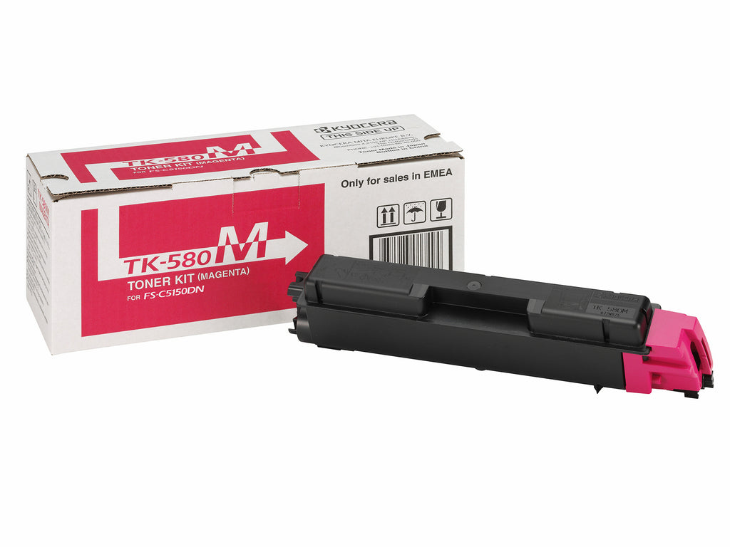 Kyocera TK-580M Cartouche de Toner Originale, Magenta